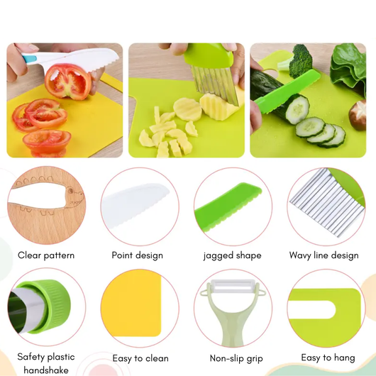 Montessori 13 Piece Kids Cooking Tool